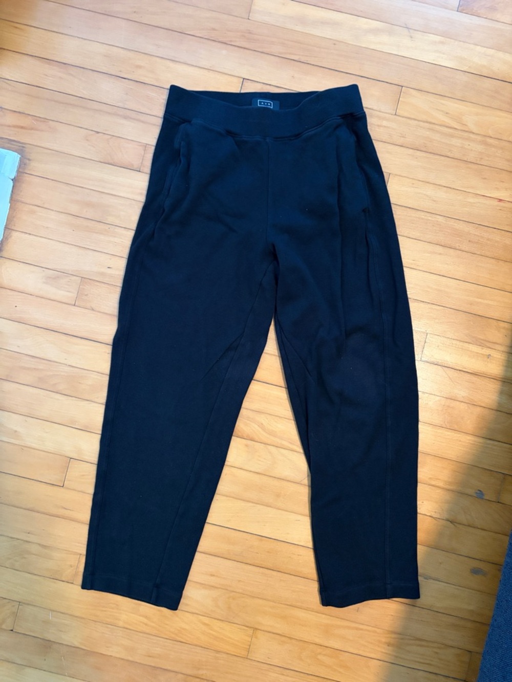 AYR Black Knit Pants, Small